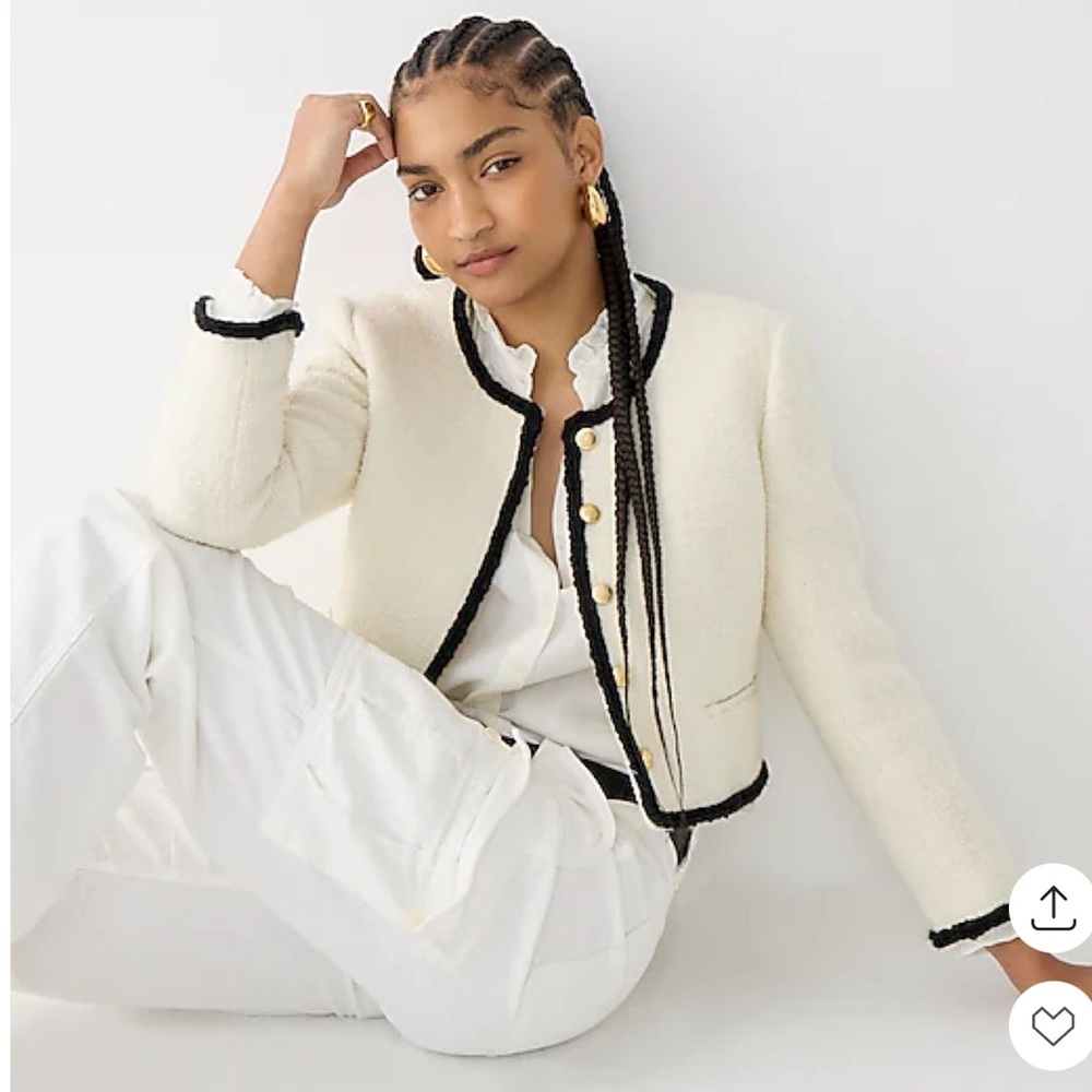 J Crew Louisa Lady Jacket in Maritime Tweed